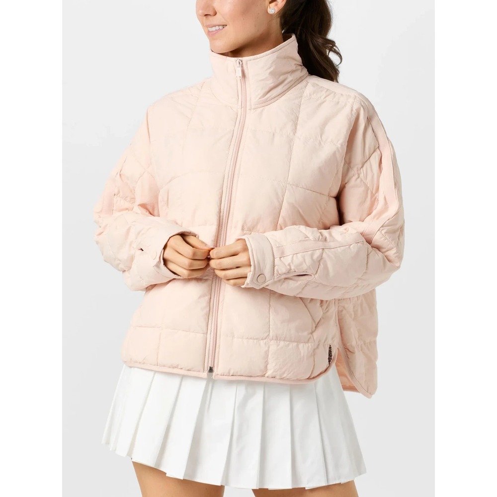 Free People Movement Pippa Packable Puffer Jacket Size Large Petal Pink